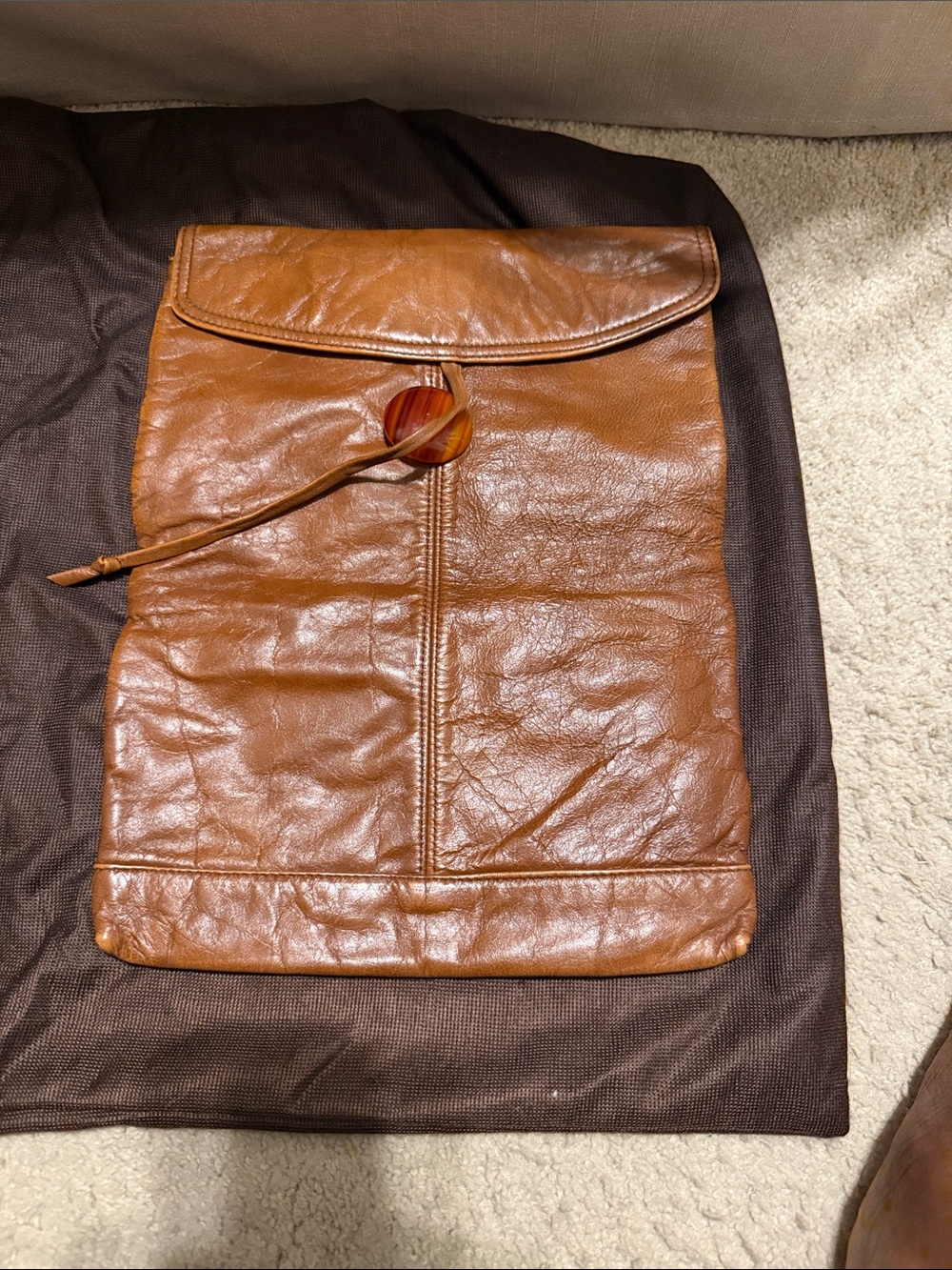 Women’s Leather foldable clutch Pouch